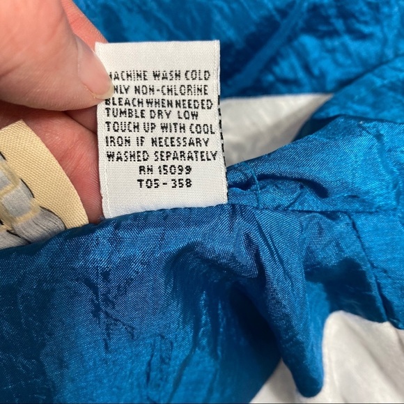 Vintage 80s 90s Track Jacket EUC Petite Medium - Picture 6 of 7